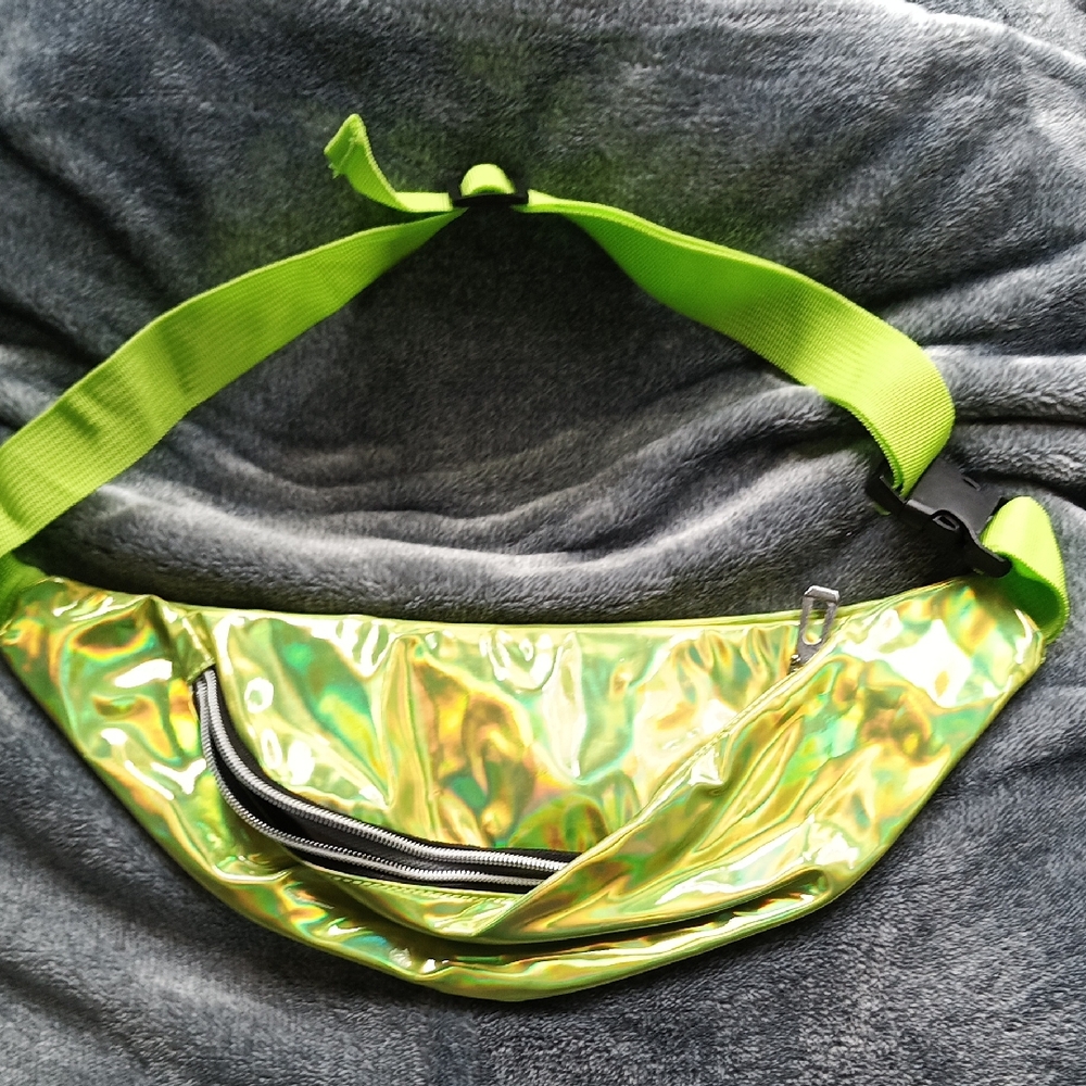 Holographic Green Fanny Pack